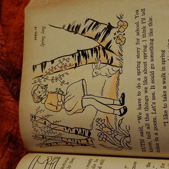 365 Bedtime Stories What a Jolly Street Nan Gilbert Jill Elgin 1955 Whitman Book - Picture 10 of 11